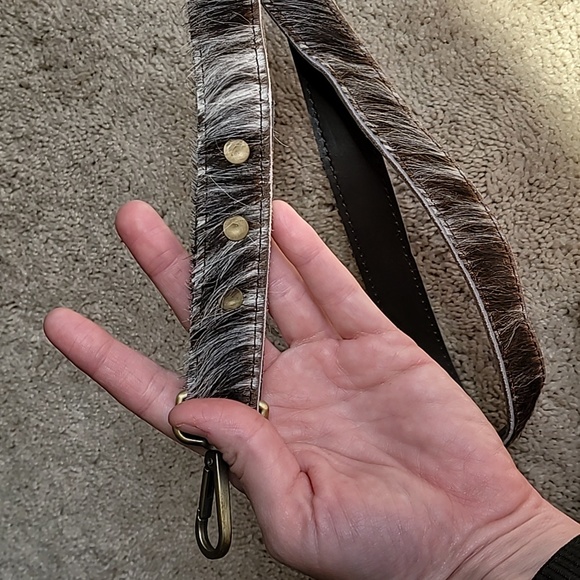 Brindle Cowhide lanyard - Picture 2 of 3